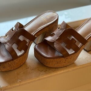 Sam Edelman Brown Platform Sandals